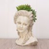 Succulent Plant Flower Pot The Head Of Elegant Greek Goddess Bonsai Planter Garden Pots Hand Crafts Home Desktop Decor - Image 3