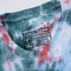 Alien Football Tie Dye Men's and Women's Casual Short Sleeve T-Shirt - Image 4