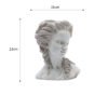 Succulent Plant Flower Pot The Head Of Elegant Greek Goddess Bonsai Planter Garden Pots Hand Crafts Home Desktop Decor - Image 4