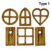 Vintage Miniature Fairy Garden Decor DIY Wooden Ornament Cra - Image 6