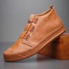 Mens Casual Leather Footwear Shoes - Image 5