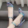 Color rivet transparent sandals - Image 5
